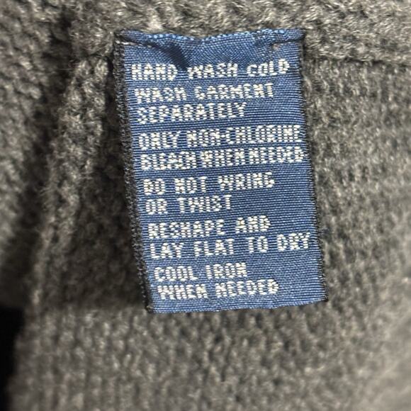 VTG Polo Ralph Lauren Sweater Mens 2XL Cherokee Stripe Blue Red V Neck Pullover - Picture 6 of 8